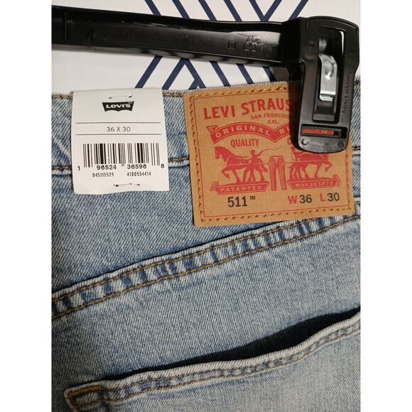 NWT Levi 511 Slim Stretch Size 36 - Picture 3 of 4